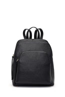 Kadın Siyah Deri Sırt Çantası | Derimod Kadın Siyah Deri Sırt Çantası | Derimod