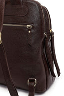 Kadın Kahverengi Deri Sırt Çantası | Derimod Kadın Kahverengi Deri Sırt Çantası | Derimod