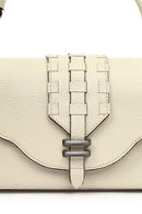 Kadın Krem Uzun Askılı Deri Çapraz Çanta | Derimod Kadın Krem Uzun Askılı Deri Çapraz Çanta | Derimod