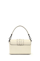 Kadın Krem Uzun Askılı Deri Çapraz Çanta | Derimod Kadın Krem Uzun Askılı Deri Çapraz Çanta | Derimod