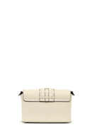 Kadın Krem Uzun Askılı Deri Çapraz Çanta | Derimod Kadın Krem Uzun Askılı Deri Çapraz Çanta | Derimod