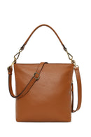 Kadın Taba Uzun Askılı Deri Omuz Çantası | Derimod Kadın Taba Uzun Askılı Deri Omuz Çantası | Derimod