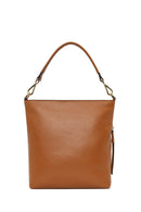 Kadın Taba Uzun Askılı Deri Omuz Çantası | Derimod Kadın Taba Uzun Askılı Deri Omuz Çantası | Derimod