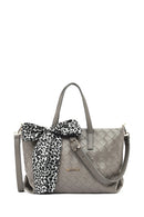 Kadın Gri Uzun Askılı Örgülü Kol Çantası | Derimod Kadın Gri Uzun Askılı Örgülü Kol Çantası | Derimod