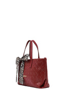 Kadın Bordo Uzun Askılı Örgülü Kol Çantası | Derimod Kadın Bordo Uzun Askılı Örgülü Kol Çantası | Derimod