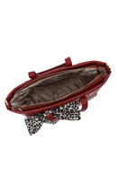 Kadın Bordo Uzun Askılı Örgülü Kol Çantası | Derimod Kadın Bordo Uzun Askılı Örgülü Kol Çantası | Derimod