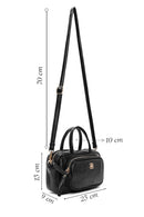 Women's Black Long Strap Shoulder Bag | Derimod Women's Black Long Strap Shoulder Bag | Derimod