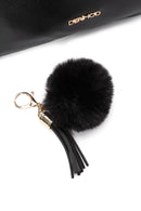 Kadın Siyah Aksesuar Detaylı Çapraz Çanta | Derimod Kadın Siyah Aksesuar Detaylı Çapraz Çanta | Derimod