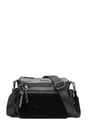 Women's Black Long Strapped Crossbody Bag | Derimod Women's Black Long Strapped Crossbody Bag | Derimod