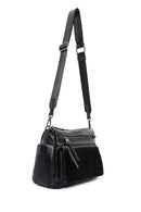 Women's Black Long Strapped Crossbody Bag | Derimod Women's Black Long Strapped Crossbody Bag | Derimod