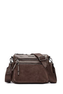 Women's Brown Long Strap Crossbody Bag | Derimod Women's Brown Long Strap Crossbody Bag | Derimod