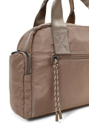 Women's Beige Long Strap Fabric Sleeve Bag with Accessory Details | Derimod Women's Beige Long Strap Fabric Sleeve Bag with Accessory Details | Derimod