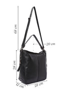 Women's Black Long Strap Shoulder Bag | Derimod Women's Black Long Strap Shoulder Bag | Derimod