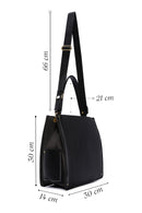Women's Black Long Strap Shoulder Bag | Derimod Women's Black Long Strap Shoulder Bag | Derimod