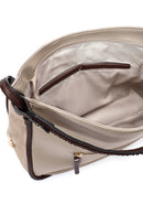 Kadın Gri Uzun Askılı Süet Omuz Çantası | Derimod Kadın Gri Uzun Askılı Süet Omuz Çantası | Derimod