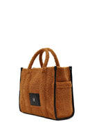 Women's Tan Long Strap Plush Sleeve Bag | Derimod Women's Tan Long Strap Plush Sleeve Bag | Derimod