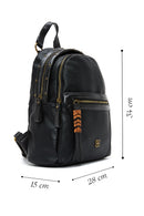 Women's Black Casual Backpack | Derimod Women's Black Casual Backpack | Derimod