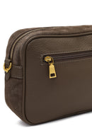 Kadın Vizon Uzun Askılı Süet Deri Çapraz Çanta | Derimod Kadın Vizon Uzun Askılı Süet Deri Çapraz Çanta | Derimod