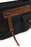 Kadın Siyah Uzun Askılı Omuz Çantası | Derimod Kadın Siyah Uzun Askılı Omuz Çantası | Derimod