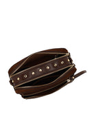 Women's Brown Long Strap Patterned Crossbody Bag | Derimod Women's Brown Long Strap Patterned Crossbody Bag | Derimod