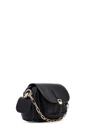 Women's Black Long Strap Mini Shoulder Bag | Derimod Women's Black Long Strap Mini Shoulder Bag | Derimod