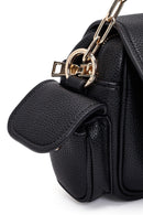 Women's Black Long Strap Mini Shoulder Bag | Derimod Women's Black Long Strap Mini Shoulder Bag | Derimod