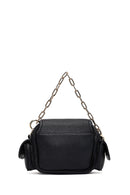 Women's Black Long Strap Mini Shoulder Bag | Derimod Women's Black Long Strap Mini Shoulder Bag | Derimod