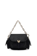 Women's Black Long Strap Mini Shoulder Bag | Derimod Women's Black Long Strap Mini Shoulder Bag | Derimod