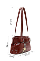 Women's Red Patent Leather Shoulder Bag | Derimod Women's Red Patent Leather Shoulder Bag | Derimod