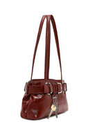 Women's Red Patent Leather Shoulder Bag | Derimod Women's Red Patent Leather Shoulder Bag | Derimod