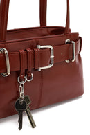 Women's Red Patent Leather Shoulder Bag | Derimod Women's Red Patent Leather Shoulder Bag | Derimod