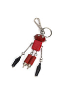 Women's Burgundy Charm Shoulder Bag | Derimod Women's Burgundy Charm Shoulder Bag | Derimod