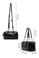 Women's Black Long Strap Shoulder Bag | Derimod Women's Black Long Strap Shoulder Bag | Derimod