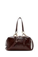 Women's Brown Long Strap Shoulder Bag | Derimod Women's Brown Long Strap Shoulder Bag | Derimod