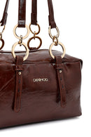 Women's Brown Long Strap Shoulder Bag | Derimod Women's Brown Long Strap Shoulder Bag | Derimod