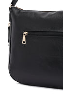 Kadın Siyah Uzun Askılı Deri Omuz Çantası | Derimod Kadın Siyah Uzun Askılı Deri Omuz Çantası | Derimod