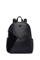 Kadın Siyah Aksesuarlı Sırt Çantası | Derimod Kadın Siyah Aksesuarlı Sırt Çantası | Derimod