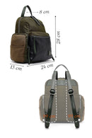 Women's Khaki Backpack | Derimod Women's Khaki Backpack | Derimod