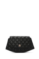 Kadın Siyah Uzun Zincir Askılı Kapitone Mini Omuz Çantası | Derimod Kadın Siyah Uzun Zincir Askılı Kapitone Mini Omuz Çantası | Derimod