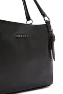 Kadın Siyah Uzun Askılı Omuz Çantası | Derimod Kadın Siyah Uzun Askılı Omuz Çantası | Derimod