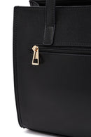 Kadın Siyah Uzun Askılı Baskılı Klasik Omuz Çantası | Derimod Kadın Siyah Uzun Askılı Baskılı Klasik Omuz Çantası | Derimod