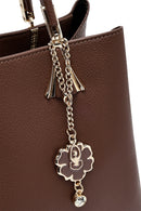 Woman Brown Long Strap Classic Handbag | Derimod Woman Brown Long Strap Classic Handbag | Derimod