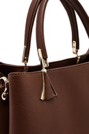Woman Brown Long Strap Classic Handbag | Derimod Woman Brown Long Strap Classic Handbag | Derimod