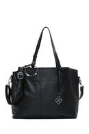 Women's Black Long Strap Shoulder Bag | Derimod Women's Black Long Strap Shoulder Bag | Derimod
