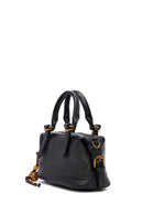 Women's Black Long Strap Mini Shoulder Bag | Derimod Women's Black Long Strap Mini Shoulder Bag | Derimod