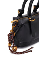 Women's Black Long Strap Mini Shoulder Bag | Derimod Women's Black Long Strap Mini Shoulder Bag | Derimod
