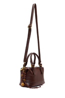 Kadın Kahverengi Uzun Askılı Mini Kol Çantası | Derimod Kadın Kahverengi Uzun Askılı Mini Kol Çantası | Derimod