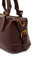 Kadın Kahverengi Uzun Askılı Mini Kol Çantası | Derimod Kadın Kahverengi Uzun Askılı Mini Kol Çantası | Derimod