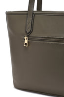 Kadın Gri Uzun Askılı Aksesuarlı Örgü Omuz Çantası | Derimod Kadın Gri Uzun Askılı Aksesuarlı Örgü Omuz Çantası | Derimod