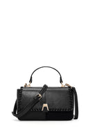 Women's Black Long Strap Shoulder Bag | Derimod Women's Black Long Strap Shoulder Bag | Derimod